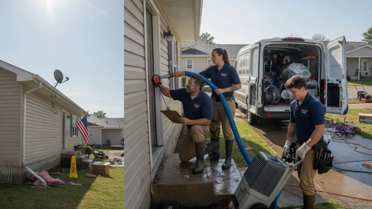 Ceiling Water Damage Restoration in Charlotte Hall, MD near me